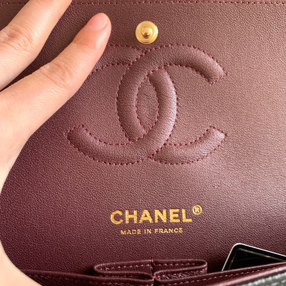 SOLD Chanel classic double flap medium black bag - Picture 3 of 8